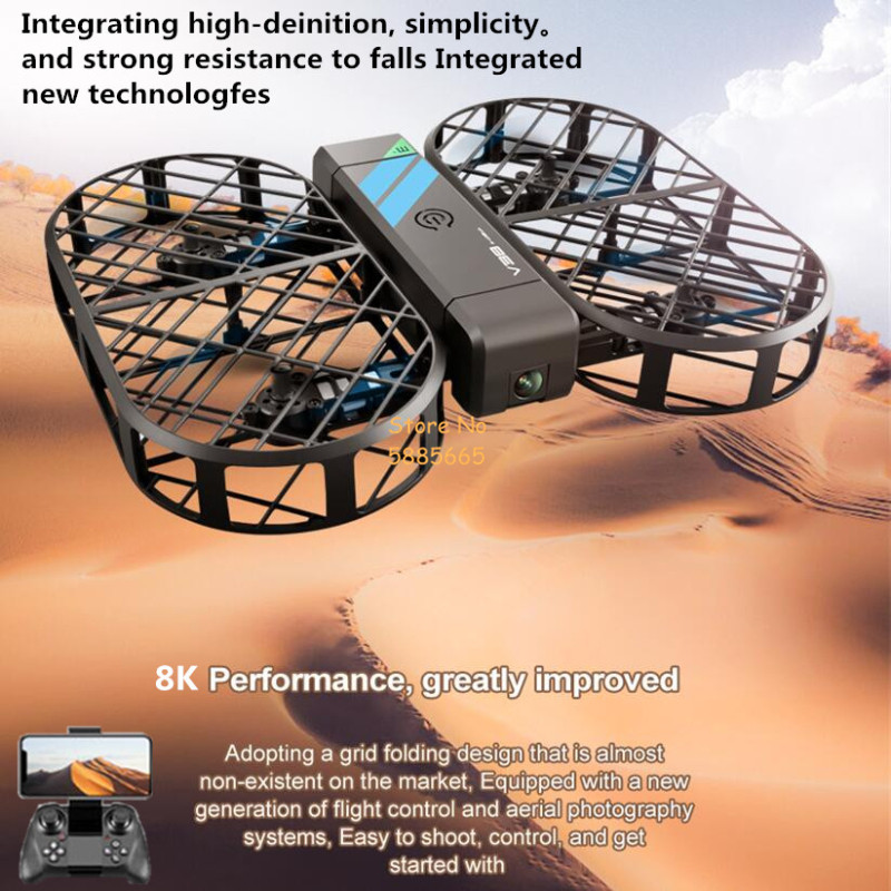 Rc Helicopter Electric - กล้อง 8K HD 360 ° การป้องกัน