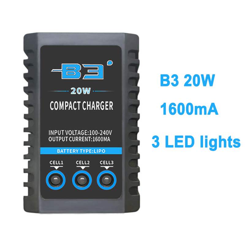 Rc Helicopter Charger - เครื่องชาร์จแบตเตอรี่แบบสมดุลหัวปลั๊กของ EU/US สำหรับ20W imaxrc IMAX B3