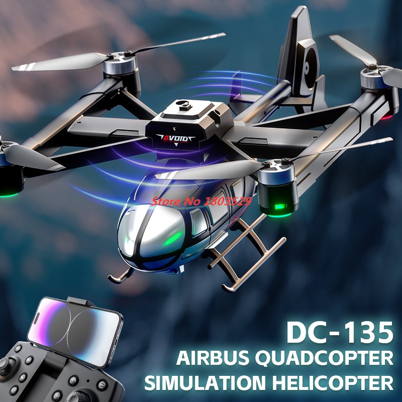 Rc Helicopter Electric - โดรนไร้แปรงถ่าน หลบหลีกสิ่งกีดขวางได้ พร้อม WIFI กล้อง HD