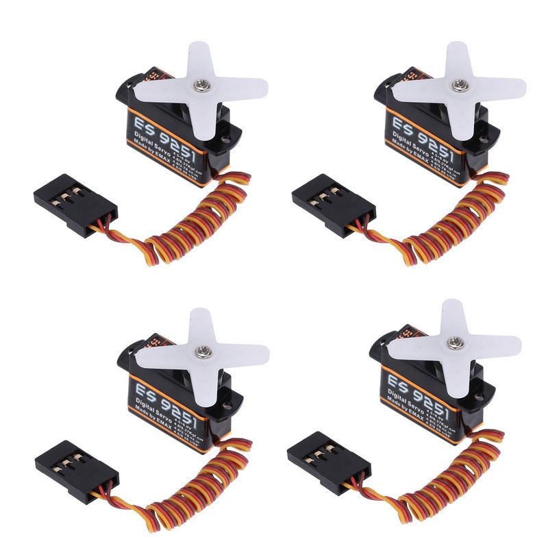 Rc Helicopter Servo - 4 ชิ้น/ล็อต Emax ES9251 2.5g Servo
