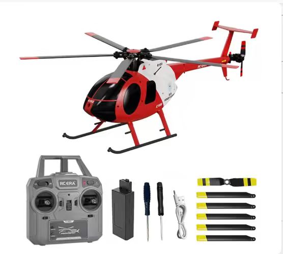Rc Helicopter Nitro - เฮลิคอปเตอร์บังคับวิทยุ C189 MD500 ขนาด 1:28 4CH