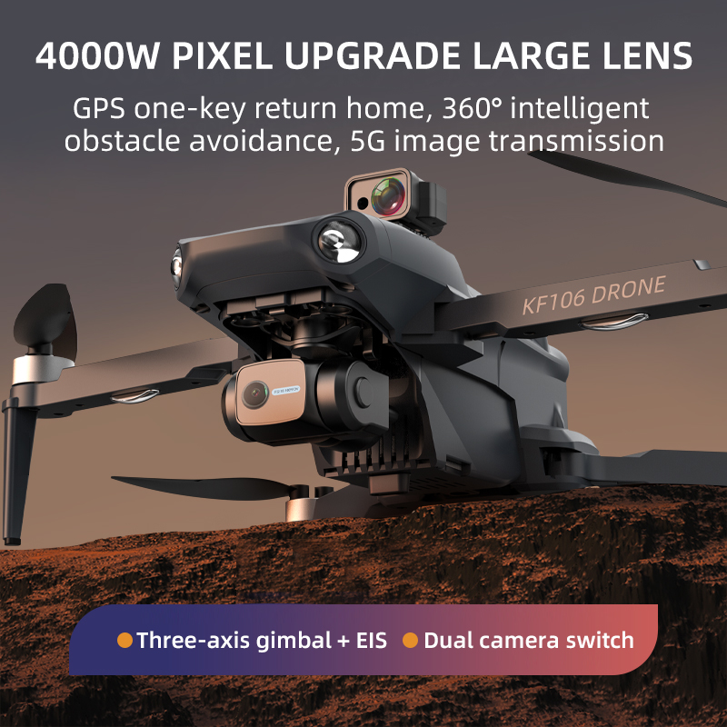 2022 ใหม่KF106 Max Drone 8K Pr - Rc Helicopter Electric บทวิจารณ์และราคา