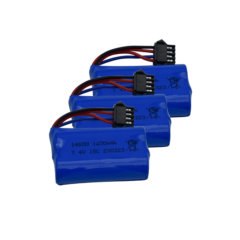 7.4V 1400mAh 14500 แบตเตอรี่ลิ - Rc Helicopter Parts บทวิจารณ์และราคา