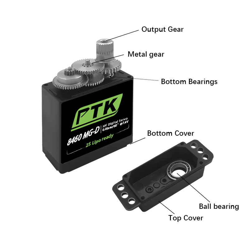 PTK 8460 MG-D9g เซอร์โวดิจิตอล - Rc Helicopter Motor บทวิจารณ์และราคา