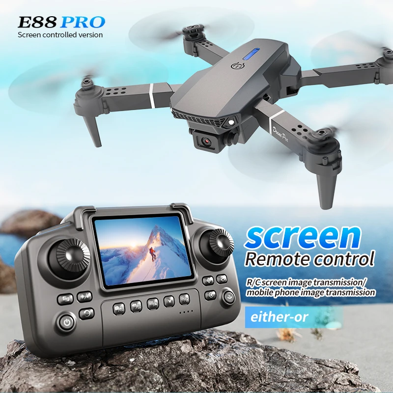 Professional E88 PRO Drone หน้ - Rc Helicopter Electric บทวิจารณ์และราคา
