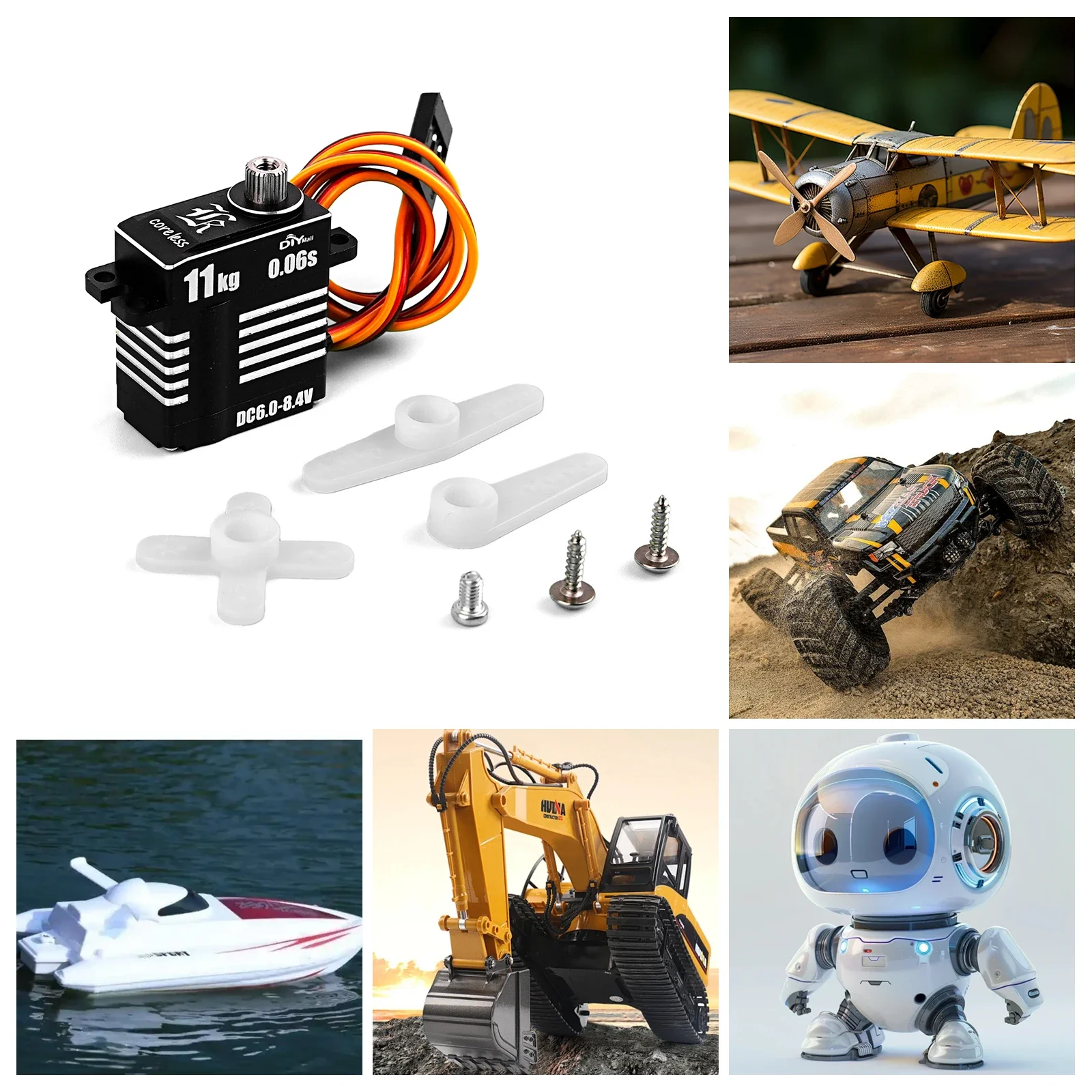 H-11 11KG Micro Digital Servo  - Rc Helicopter Motor บทวิจารณ์และราคา