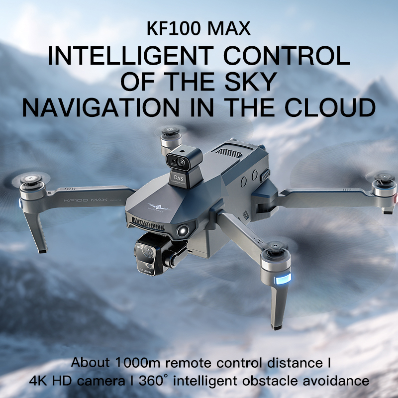 KF100 MAX GPS Drone 4K กล้อง 3 - Rc Helicopter Electric บทวิจารณ์และราคา
