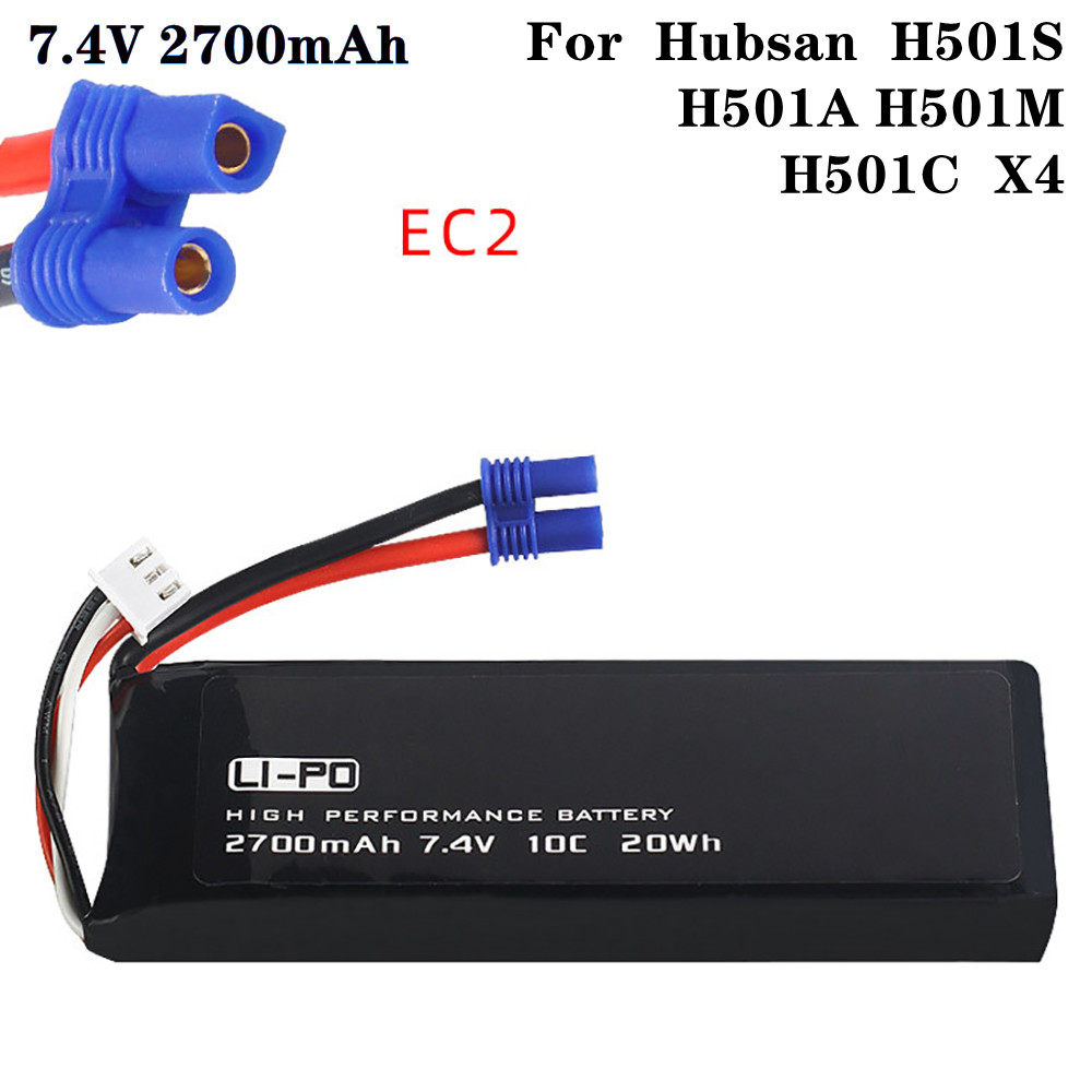 7.4V 2700mAh 10C แบตเตอรี่เดิม - Rc Helicopter Parts บทวิจารณ์และราคา