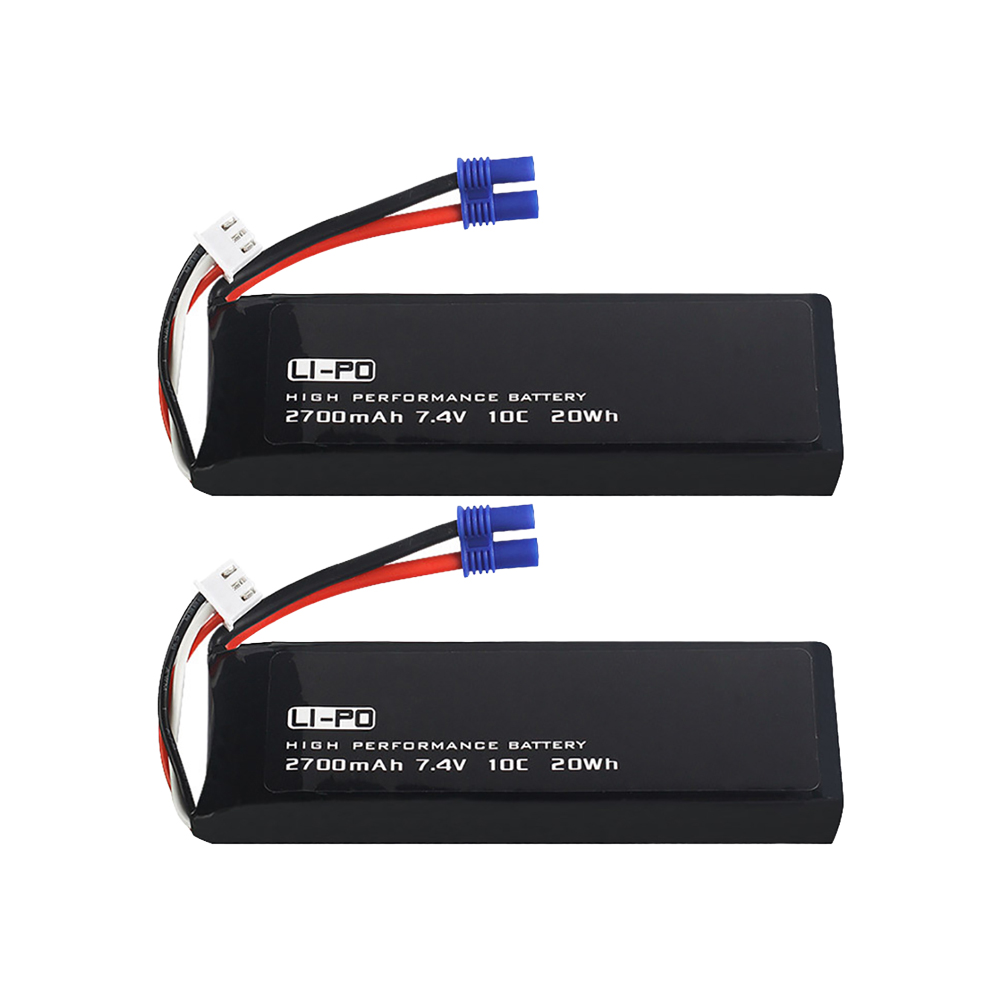 7.4V 2700mAh 10C แบตเตอรี่เดิม - Rc Helicopter Parts บทวิจารณ์และราคา