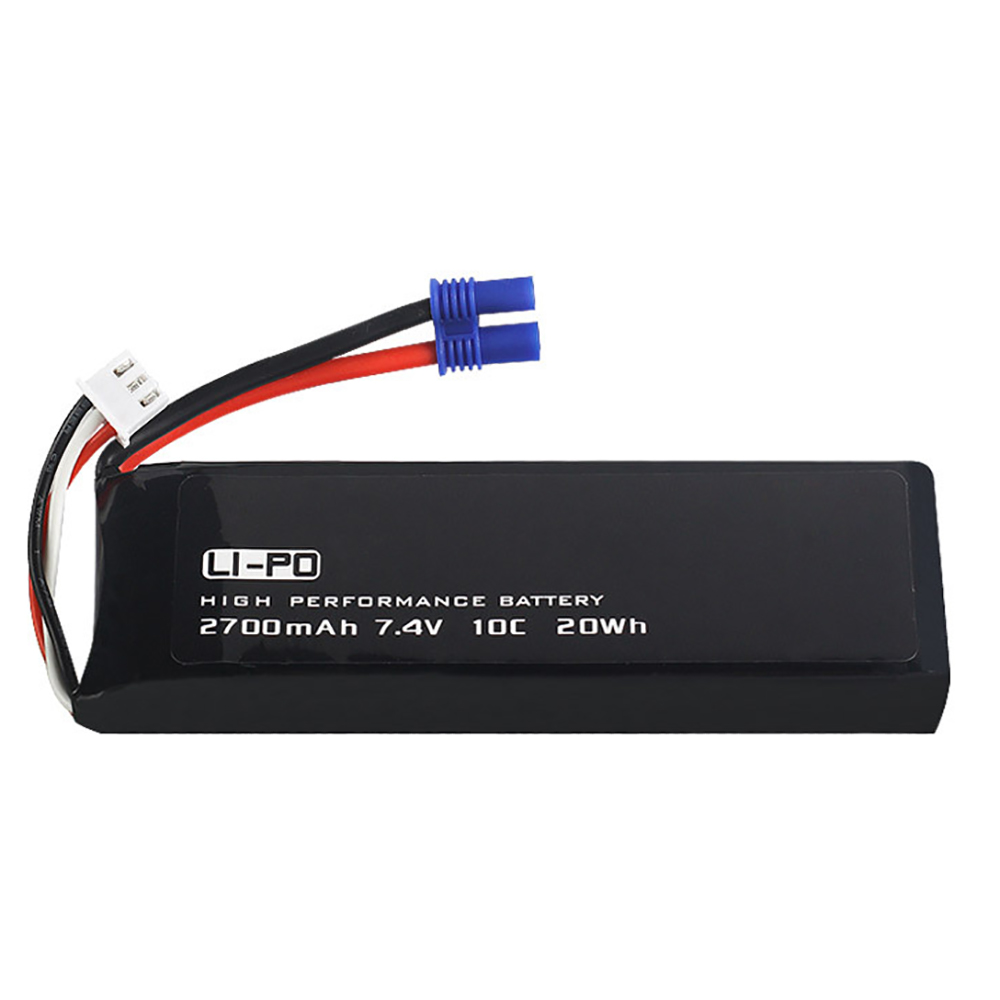 7.4V 2700mAh 10C แบตเตอรี่เดิม - Rc Helicopter Parts บทวิจารณ์และราคา